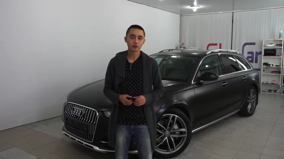 Audi A6 allroad — чёрный сатин