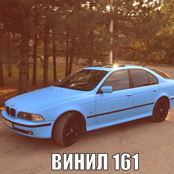 BMW 520 — Голубой матовый KPMF