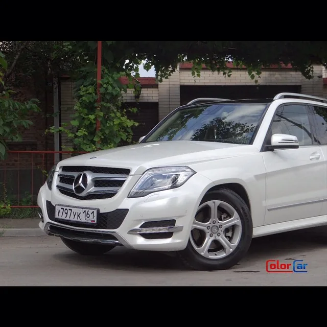 Mercedes-Benz GLK — Белый перламутровый винил