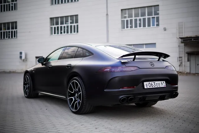Mercedes-Benz AMG GT 63 S — Чёрный сатин и шумоизоляция, кадр 14