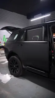 Land Rover Range Rover — Полная оклейка сатиновым полиуретаном, кадр 1