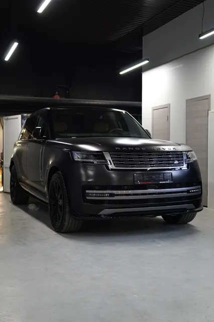 Land Rover Range Rover — Полная оклейка сатиновым полиуретаном, кадр 13