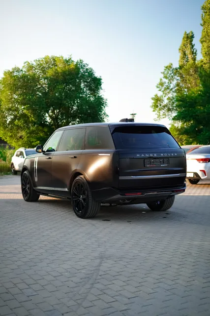 Land Rover Range Rover — Полная оклейка сатиновым полиуретаном, кадр 5