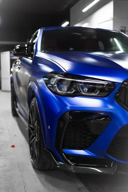 BMW X6 M — Полная оклейка матовым полиуретаном Llumar, кадр 7