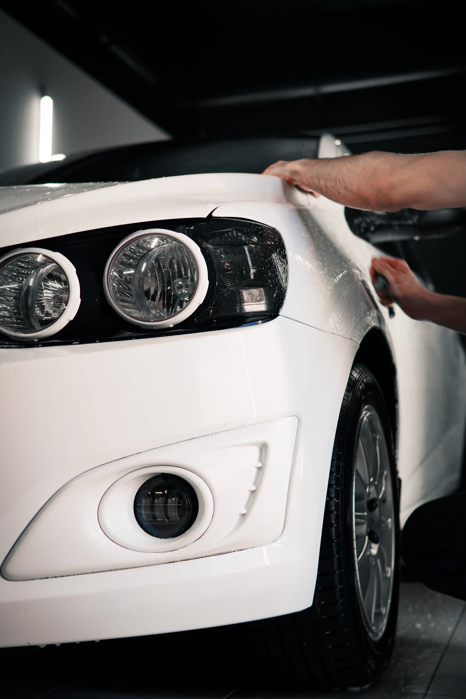 Очистка передней части кузова Chevrolet Aveo