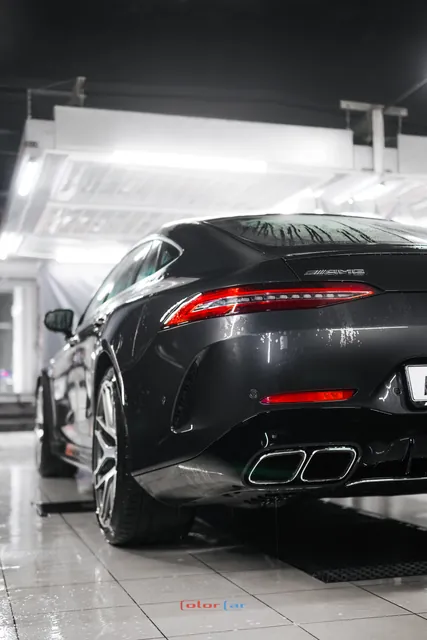 Mercedes-Benz GT — Чёрный сатин и шумоизоляция, кадр 8