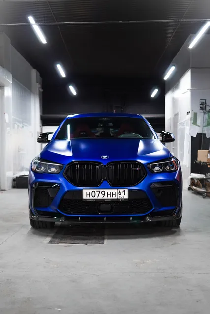 BMW X6 M — Полная оклейка матовым полиуретаном Llumar, кадр 8